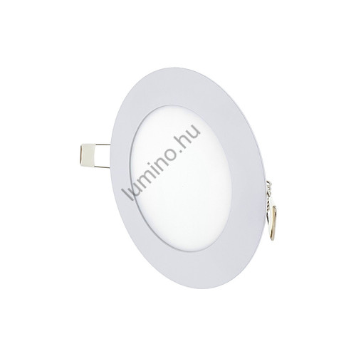 Trixline LED panel kerek beépíthető 6W melegfehér