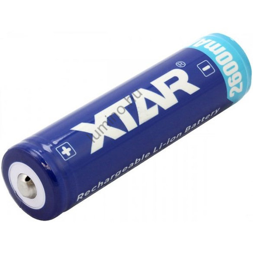 Xtar 18650 Li-ion akku védelemmel 2600mAh Xtar 18650 Li-ion akku védelemmel 2600mAh