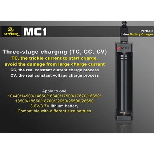 XTAR MC1 Li-Ion akkumulátor tölto