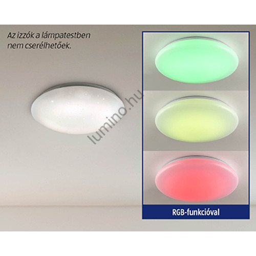 Zelux LED smart okos Mennyezeti lámpa 18W RGB 3000-6000K