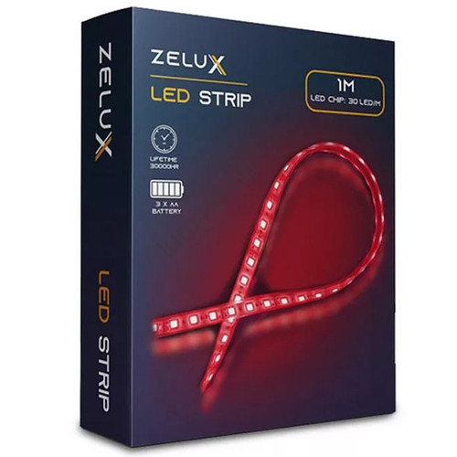 Zelux red led szalag 1m Zelux red led szalag 1m