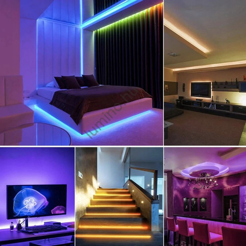 Zelux RGB LED szalag 2 m, állítható színek, 5V, energiatakarékos beltéri világí Zelux RGB LED szalag 2 m, állítható színek, 5V, energiatakarékos beltéri világí
