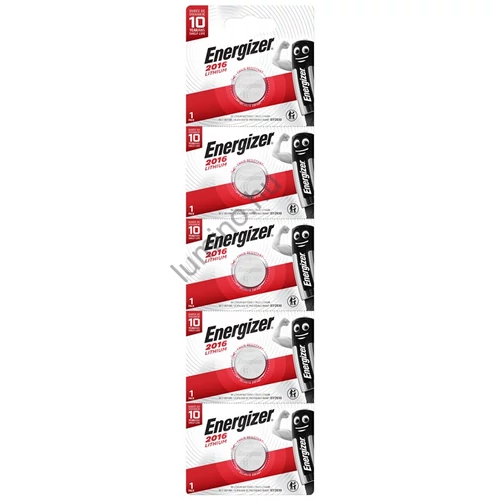 Energizer CR2016 Kiosk Lithium Gombelem 3V B5