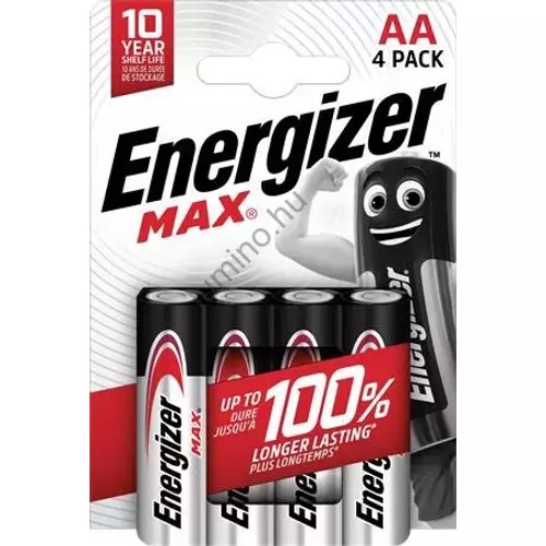 Energizer MAX AA Tartós Ceruza elem LR6 B4