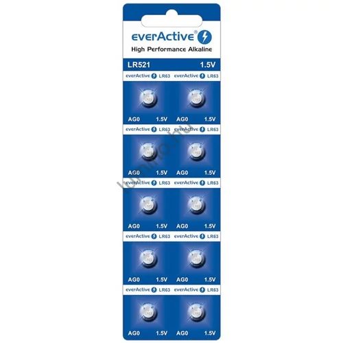 everActive AG0 / LR521 Alkáli Gombelem B10