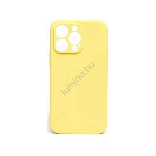 Gumis TPU telefontok iPhone 13 Pro 6.1 YooUp Alpha sárga