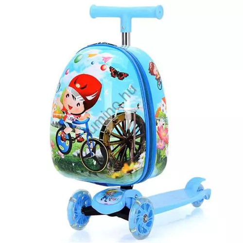 Gyerek Roller Bőrönddel, Összecsukható (Bicikli)