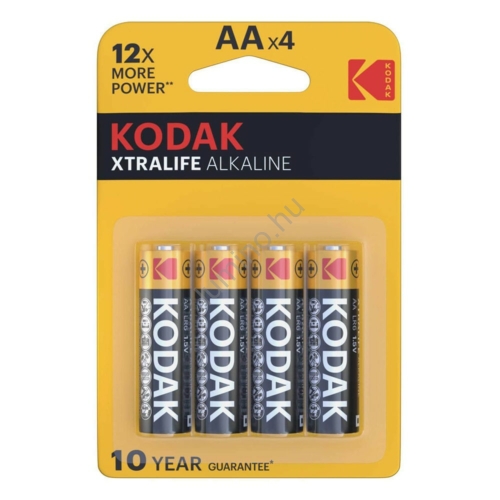 Kodak Xtralife Alkáli Tartós Ceruza Elem AA LR6 (1,5V) B4