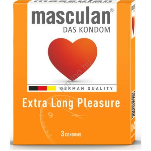 Masculan óvszer 3db Extra Long Pleasure