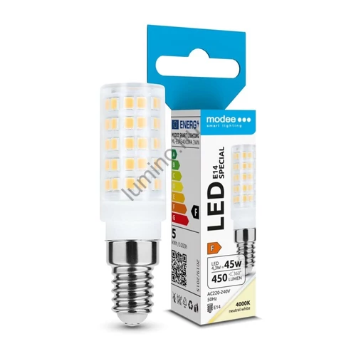 LED Izzó Special Ceramic 4,3W E14 360° 4000K (450 lumen) ERP