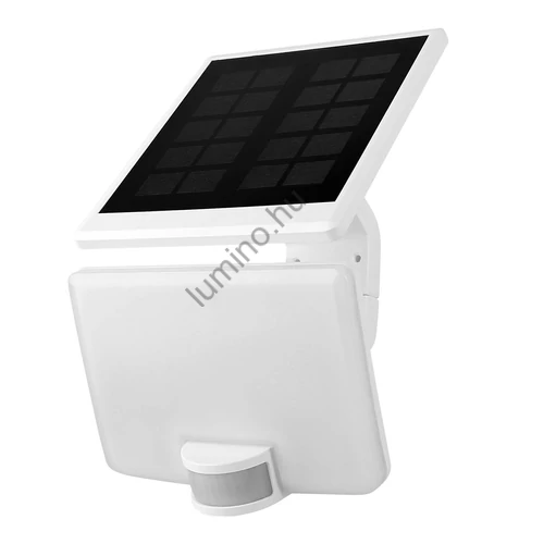 Napelemes LED reflektor mozgásérzékelővel 8W, 800 lm, 4000K, IP54, kültéri lámpa