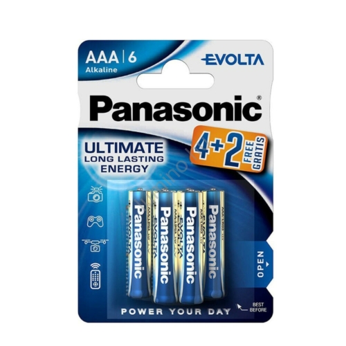 Panasonic Evolta Mikro elem AAA LR6 B6