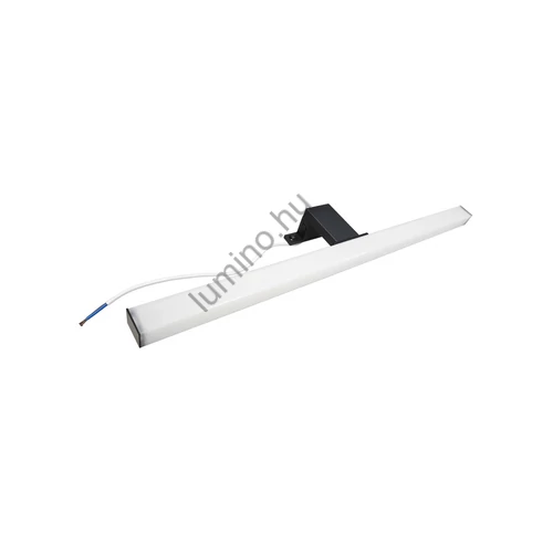 QTEC LED tükörvilágítás, 9W, 800lm, 4000K, IP44, 60 cm - fekete, 3in1 rögzítés