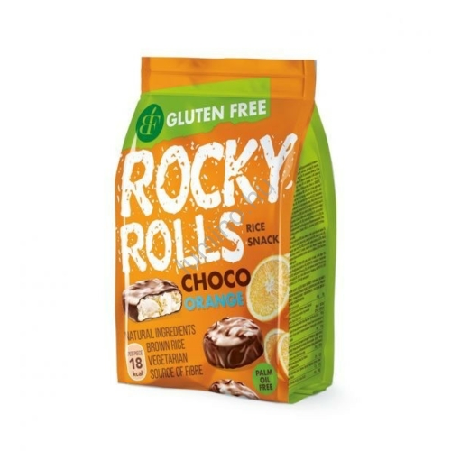 Rocky Rolls - NARANCS í. puff. rizskorong csok. bev. 70 g