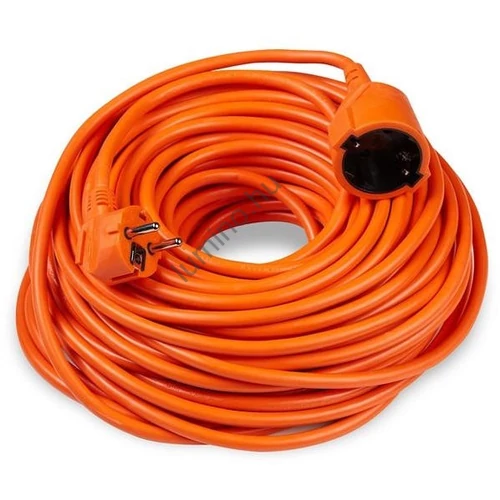 Technik Hosszabbító 1 utas 30m kábellel 1,5mm2 (narancs színű)