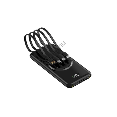 Univerzális 4 az 1-ben Powerbank 10000 mAh Vezeték Nélküli Töltéssel