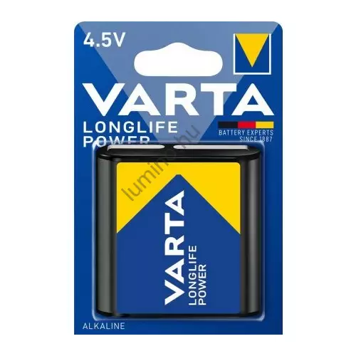 VARTA Longlife Power Tartós 4,5V Lapos elem B1