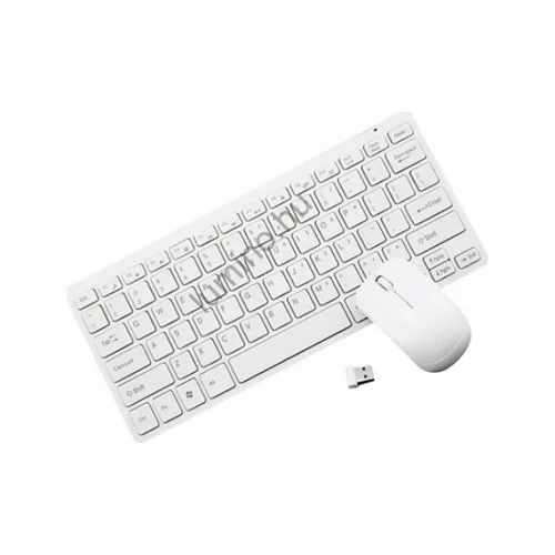 Vezeték Nélküli Billentyűzet és Egér 2.4 GHz USB, ultrakompakt, multimédiás funk