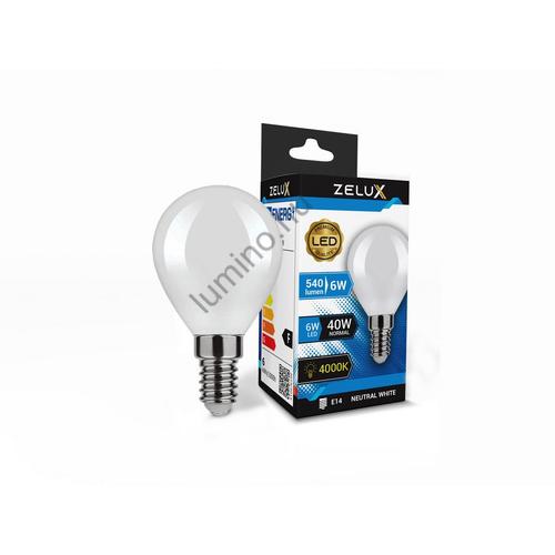Zelux Led Mini Globe G45 6W E14 4000K Mini Gömb