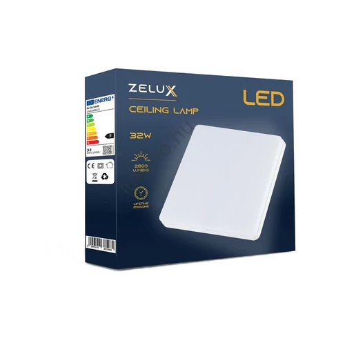 Zelux led panel 32W 4000k felszerelhető négyzet alakú