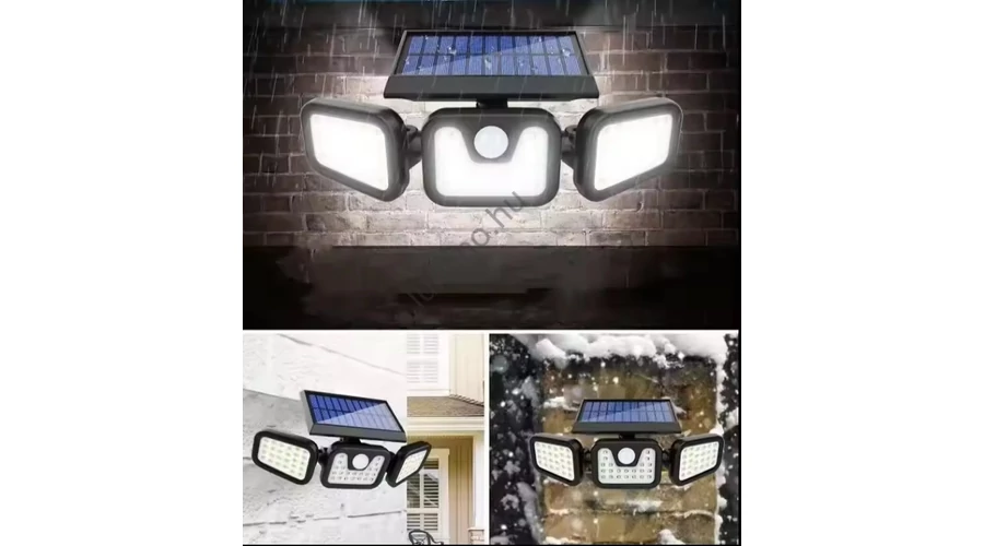 Napelemes kültéri lámpa - oldalnézet