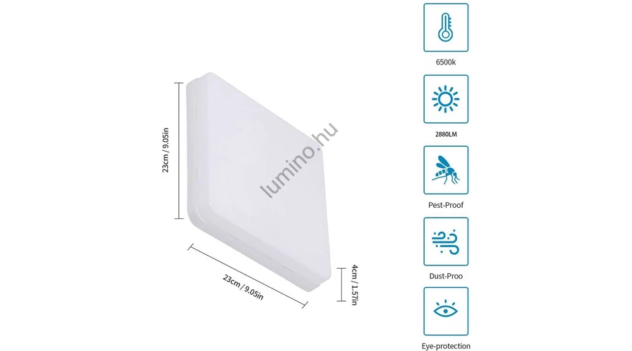 LED lámpa műszaki kép